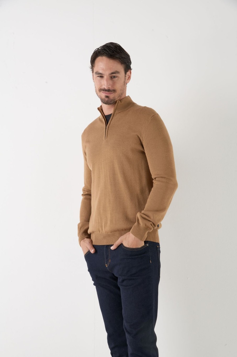 Pret-A-Porter Ollygan | Pull En Laine Col Camionneur Carlson