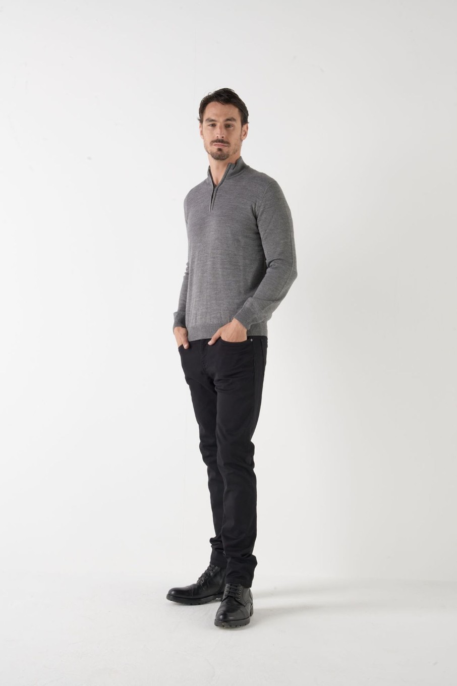 Pret-A-Porter Ollygan | Pull En Laine Col Camionneur Carlson