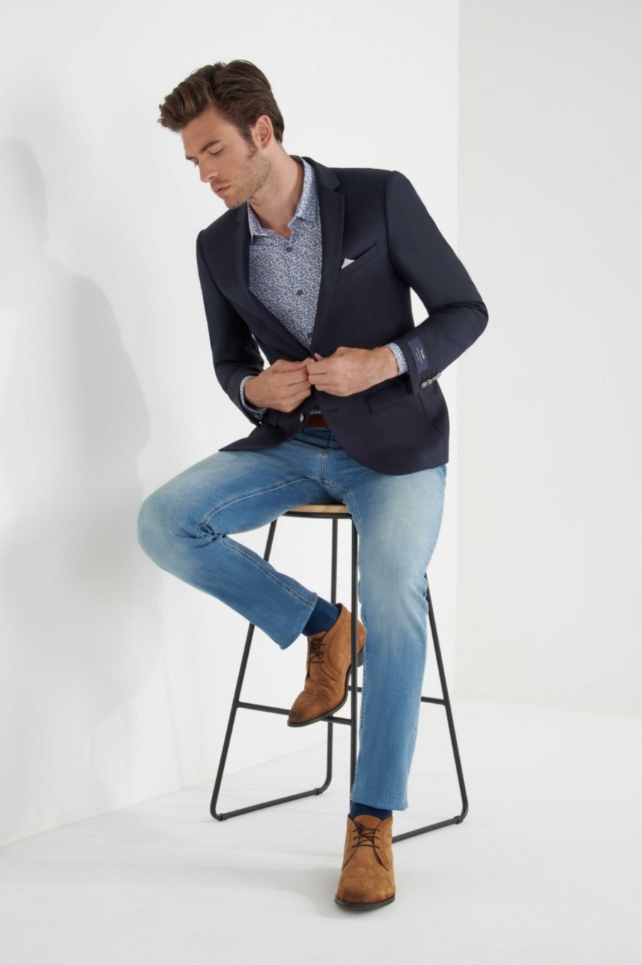 Pret-A-Porter Ollygan | Veste Blazer Droit Intemporel