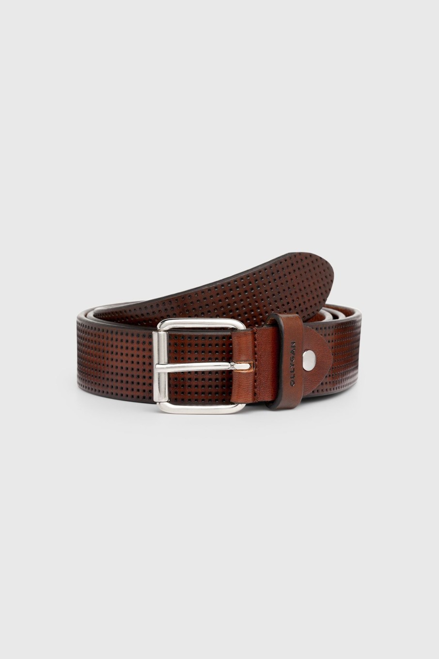 Chaussures & Accessoires Ollygan | Ceinture En Cuir Veritable Nick