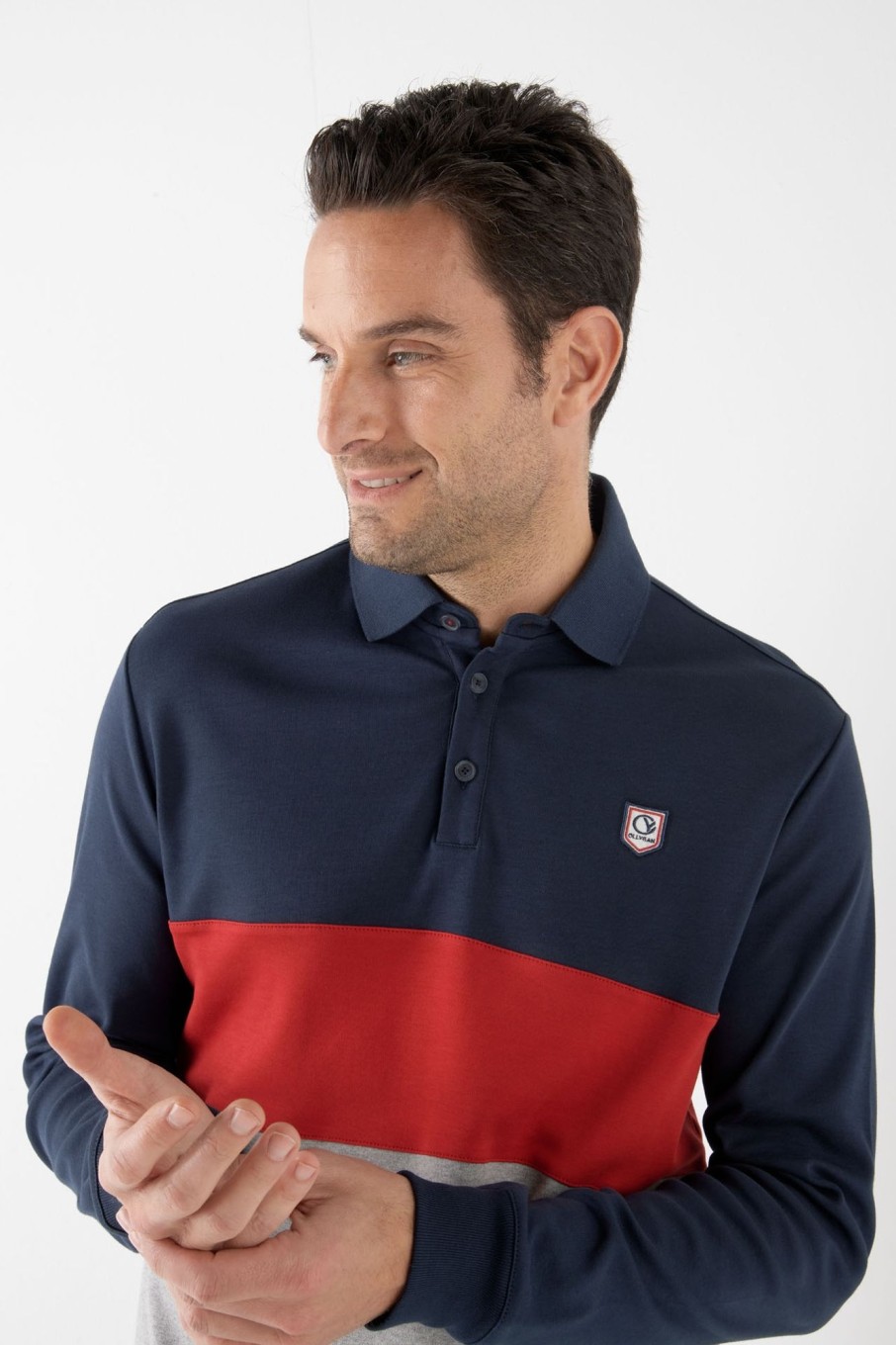 Pret-A-Porter Ollygan | Polo Tricolore Maille Interlock Phoenix