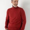 Pret-A-Porter Ollygan | Pull Col Roule Maille Jersey Montana